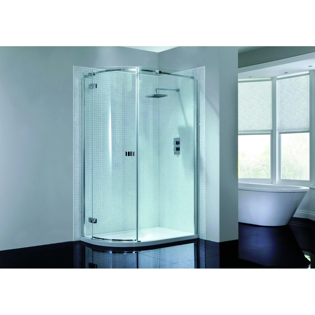 April Prestige2 1200x900mm Offset Quadrant Enclosure Left Hand