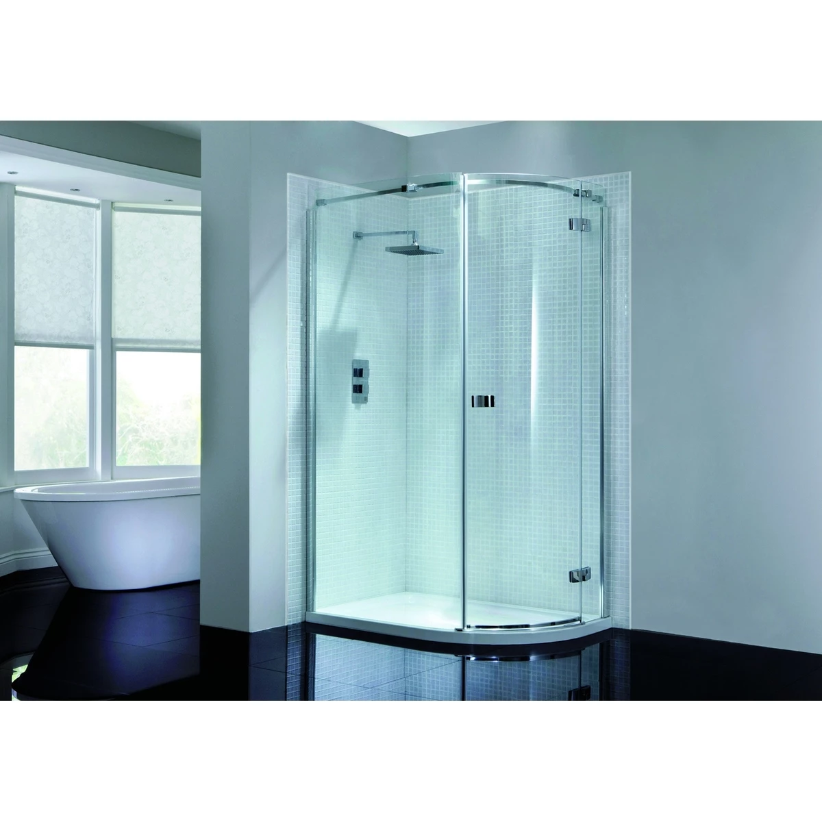 April Prestige2 1200x900mm Offset Quadrant Enclosure Right Hand