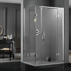 Aquadart Inline Hinged Door 2 Sided Enclosure 900x800mm