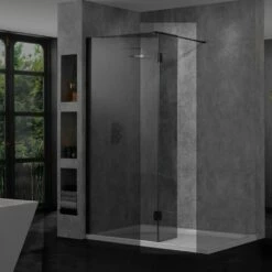 Aquadart 10mm Hinged Return Panel Smoked/Black