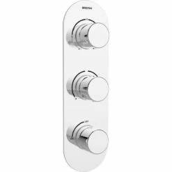 Bristan Exodus Thermostatic 3 Handle Shower Valve With Diverter