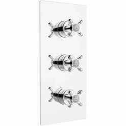 Bristan 1901 Recessed Shower Valve With Twin Stopcocks Chrome