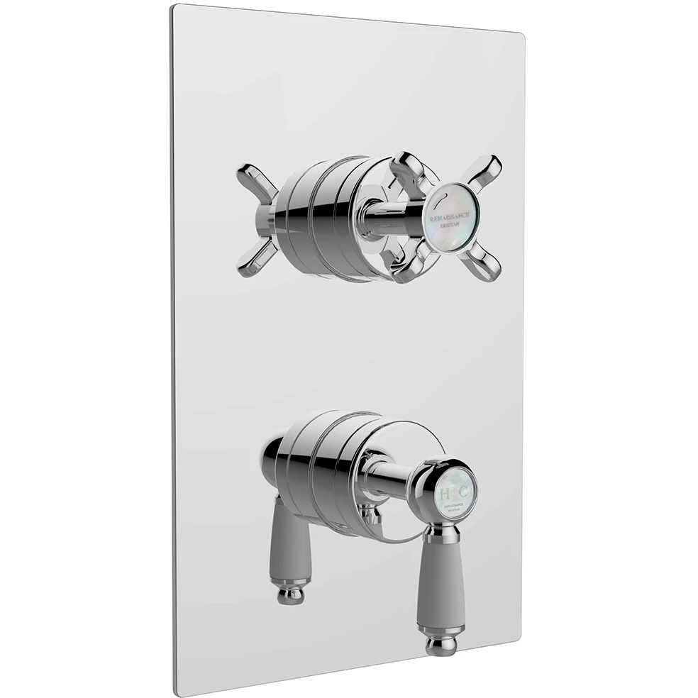 Bristan Renaissance 2 Recessed Thermostatic Dual Control Shower Valve