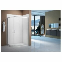 Merlyn Vivid Boost 900x760mm 2 Door Offset Quadrant Enclosure