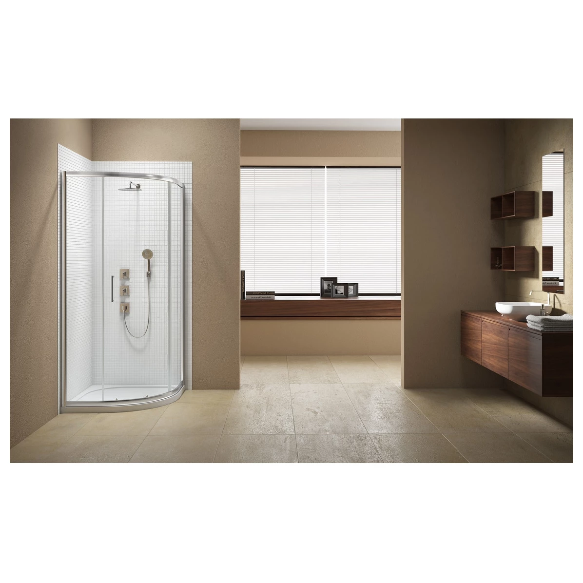 Merlyn Vivid Sublime 900mm 1 Door Quadrant Enclosure