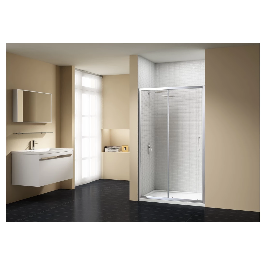 Merlyn Vivid Sublime 1400mm Sliding Shower Door