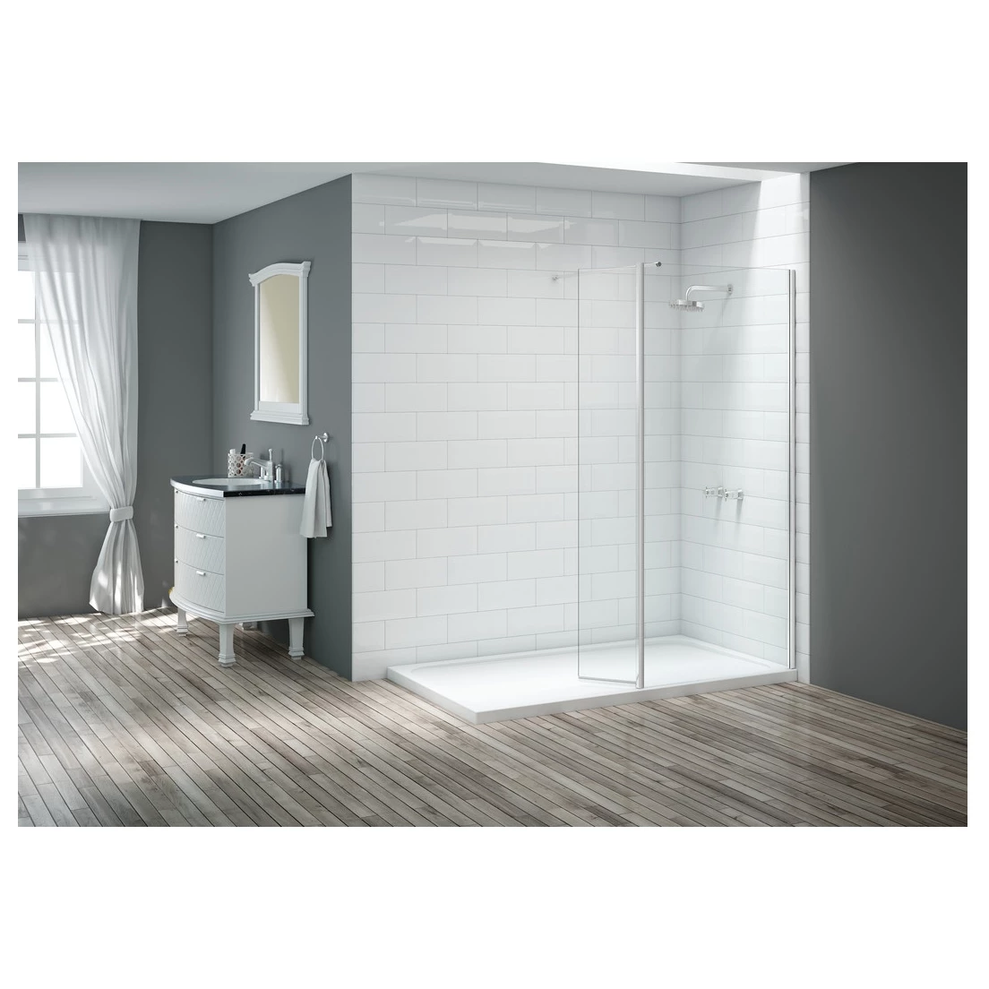 Merlyn 800mm Wetroom Panel - Image 2