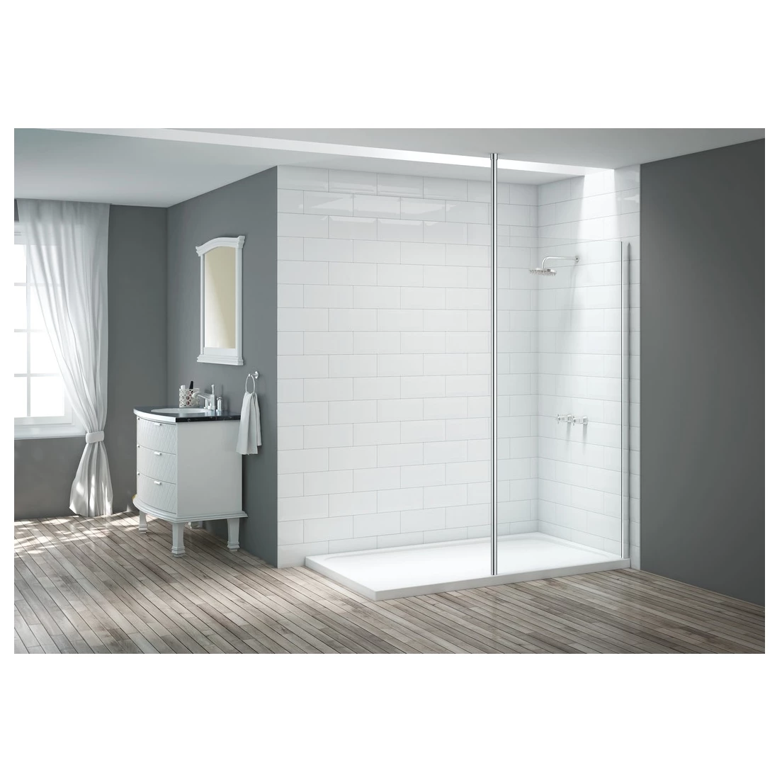 Merlyn 800mm Wetroom Panel - Image 3