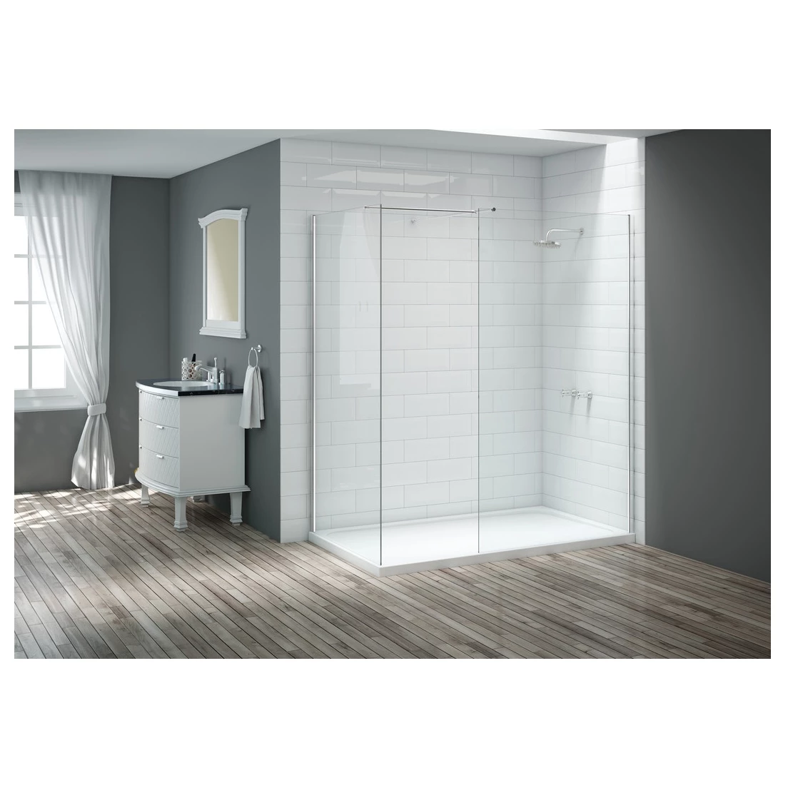 Merlyn 800mm Wetroom Panel - Image 4