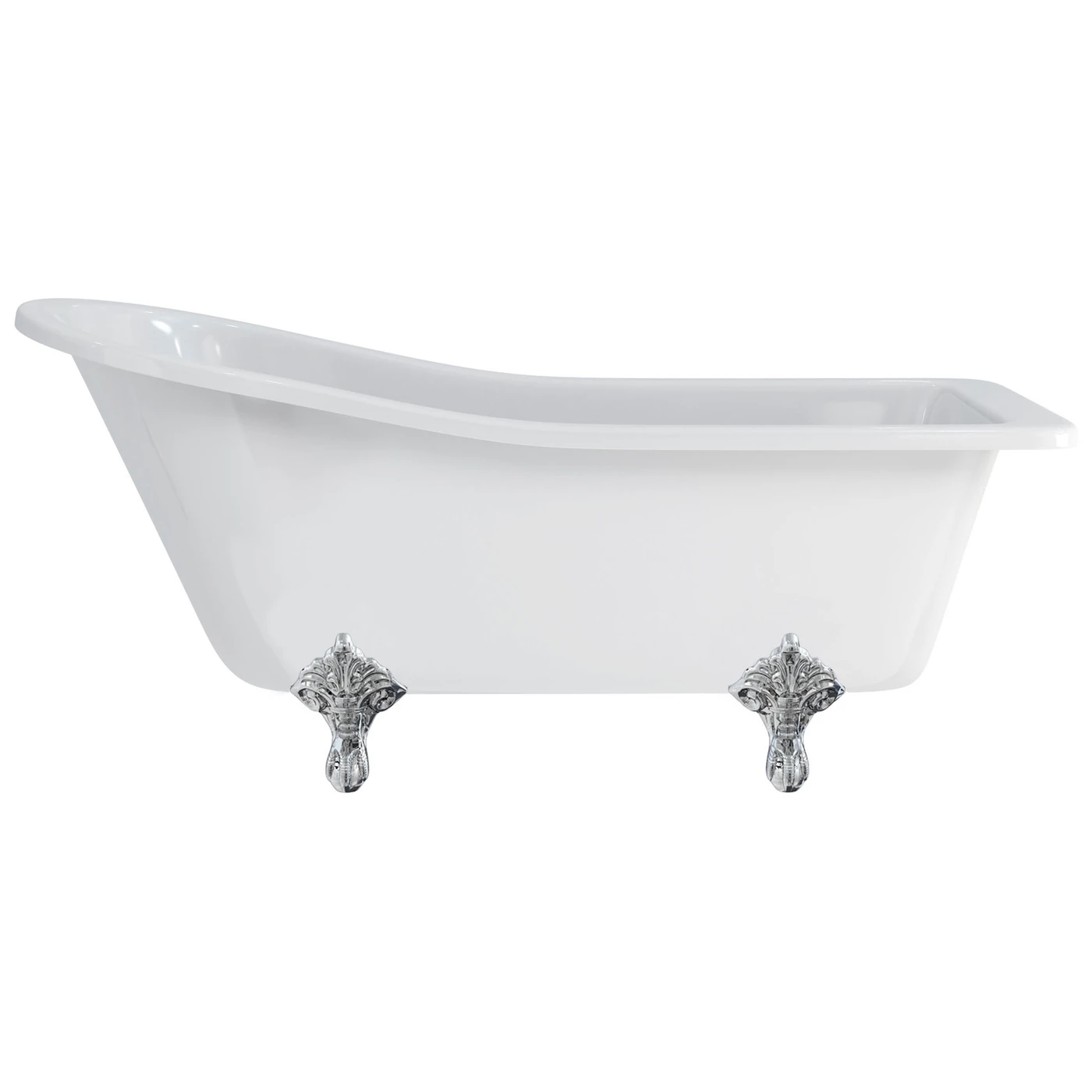 Burlington Harewood Slipper Bath With Standard Feet