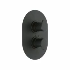 Cifial Black Thermostatic Valve, 1 Outlet