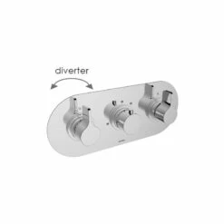 Cifial TH251 3 Control Landscape Valve With Diverter (3 Outlets)