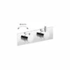 Cifial Slim Techno Landscape Shower Valve, 2 Outlets
