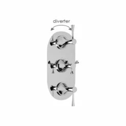 Cifial Brookhaven Lever 3 Control Valve With Diverter Chrome