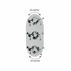 Cifial Brookhaven Cross 3 Control Valve With Double Diverter