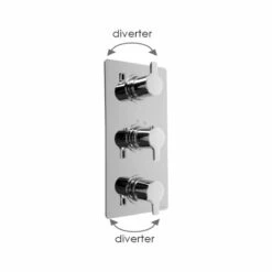 Cifial Coule 3 Control Thermostatic Valve With Double Diverter