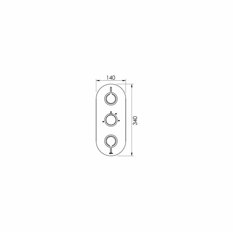 Cifial TH251 3 Control Valve With Double Diverter (5 Outlets) - Image 2