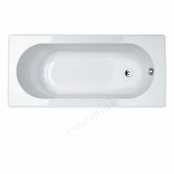 Essential Kingston Rectangular Bath 1700x700mm 0 Tap Holes White