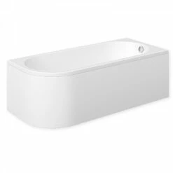 Essential Pimlico 1700x750mm Spacesaving Bath Right Hand Pack