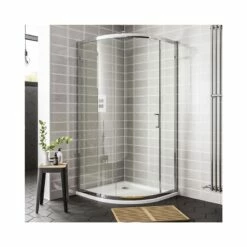 Essential Spring 900x760mm Offset Quadrant Enclosure 2 Doors