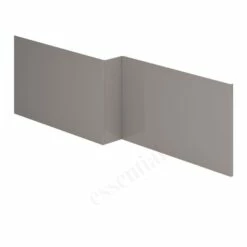 Essential Nevada MDF L Showerbath Front Panel 1700mm Cashmere