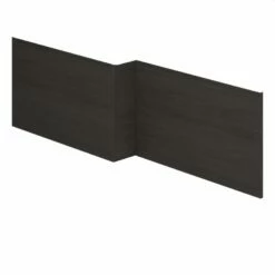Essential Vermont MDF L Showerbath Front Panel 1700mm Dark Grey