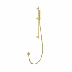 Flova Levo Slide Rail Kit Without Outlet Brushed Brass