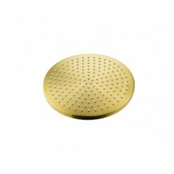 Flova 250mm Design Brass Rainshower Brushed Brass