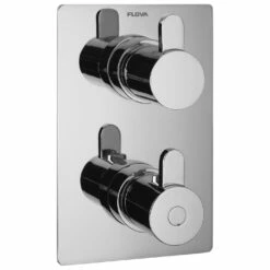 Flova Essence Slim Square 2 Outlet Shower Trim Kit Only
