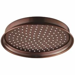 Flova Traditional Brass Rainshower 225mm Bronze