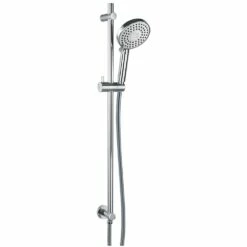 Flova Levo Slide Rail Set With Multifunction Handshower & Wall Outlet