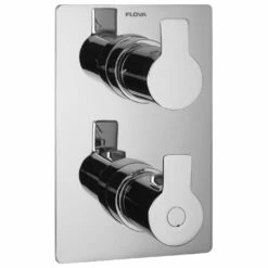 Flova Spring Slim Square Single Outlet Shower Trim Kit Only