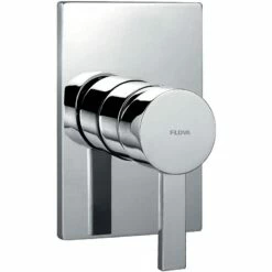 Flova Str8 Concealed Manual Shower Mixer Large Backplate