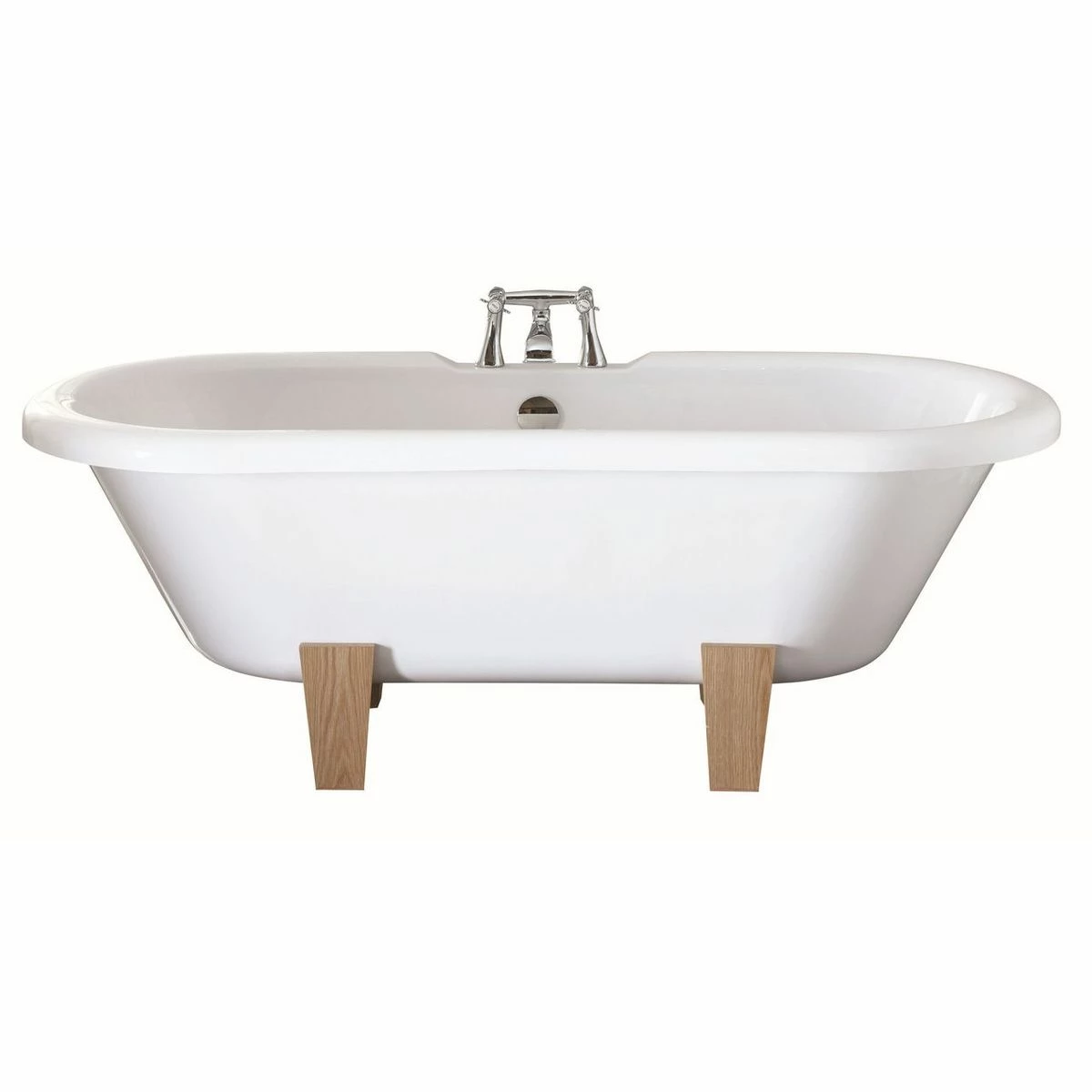 Frontline Aquabathe Hebden 1700x750mm Freestanding Bath Dust Grey