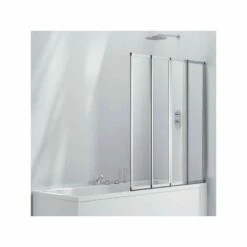 Frontline Aquaglass 3mm 4 Fold Bath Screen