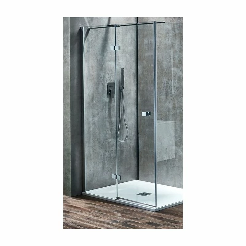 Frontline Aquaglass Linear 1400mm Hinge Door Left