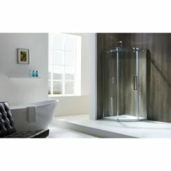 Frontline Aquaglass Frameless 800x800mm 1 Door Quadrant Enclosure