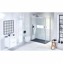 Frontline Aquaglass Linear 1200mm Slider Shower Door