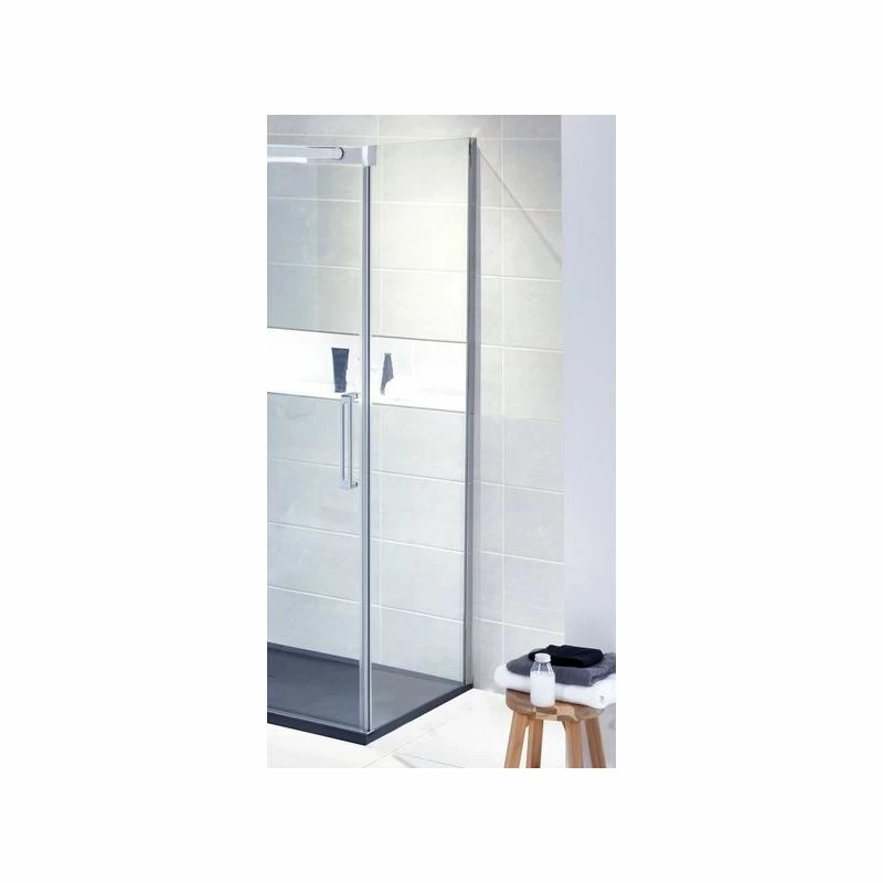 Frontline Aquaglass Linear Slider Side Panel 800mm