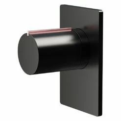 Frontline Aquaflow Velar Single Shower Valve Black