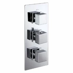 Frontline Aquaflow Italia Cube Triple Concealed 2-Way Shower Valve