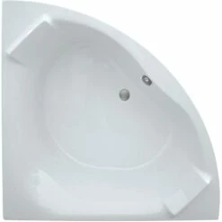 Frontline Aquabathe Luxe 1400 X 1400mm Corner Bath With Built Headrest