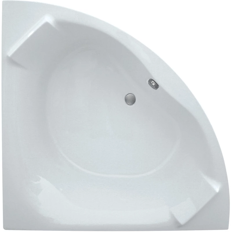 Frontline Aquabathe Luxe 1400 X 1400mm Corner Bath With Built Headrest