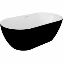 Frontline Aquabathe Graphite Summit 1680 X 800mm Freestanding Bath