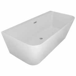 Frontline Aqua Mono 1700x800mm Luxury Freestanding Back To Wall Bath