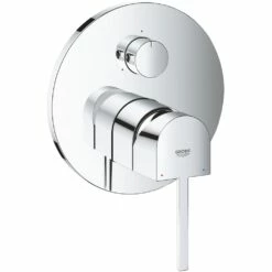 Grohe Plus Single-Lever Mixer Trim With 3-Way Diverter 24093