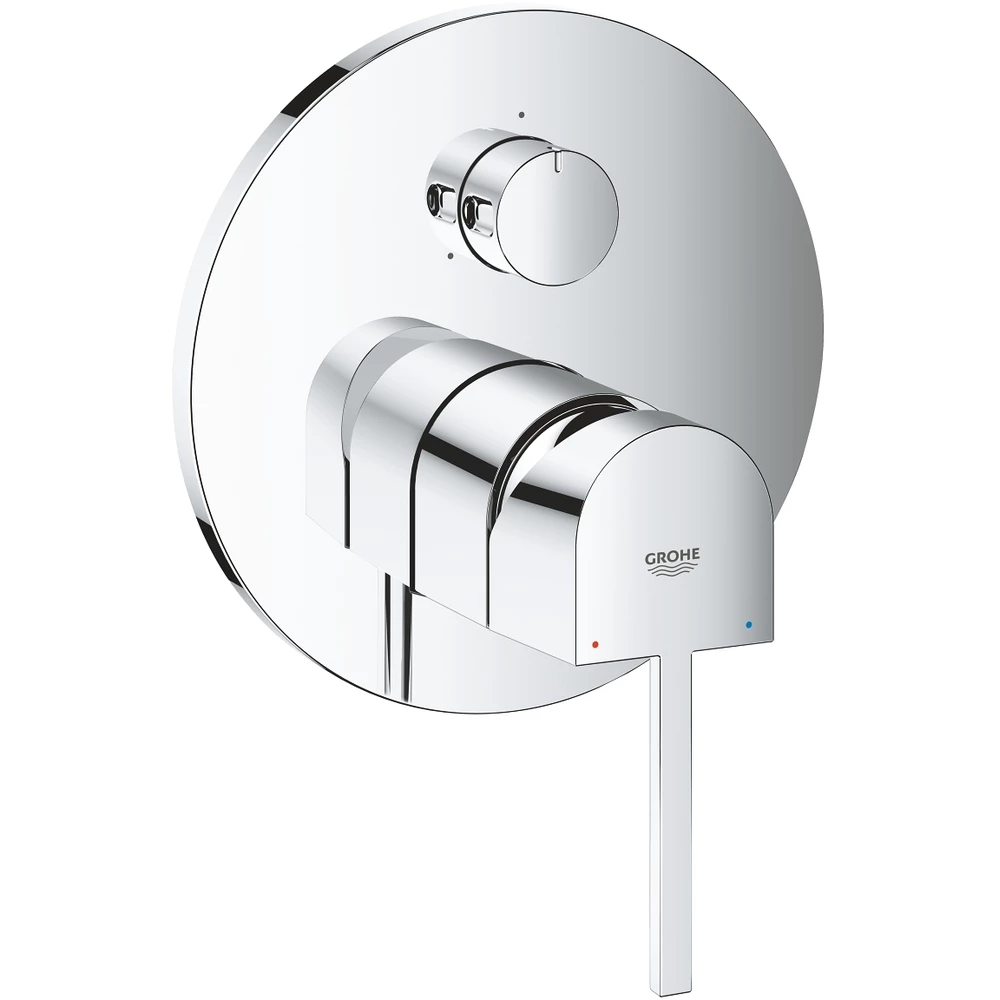 Grohe Plus Single-Lever Mixer Trim With 3-Way Diverter 24093
