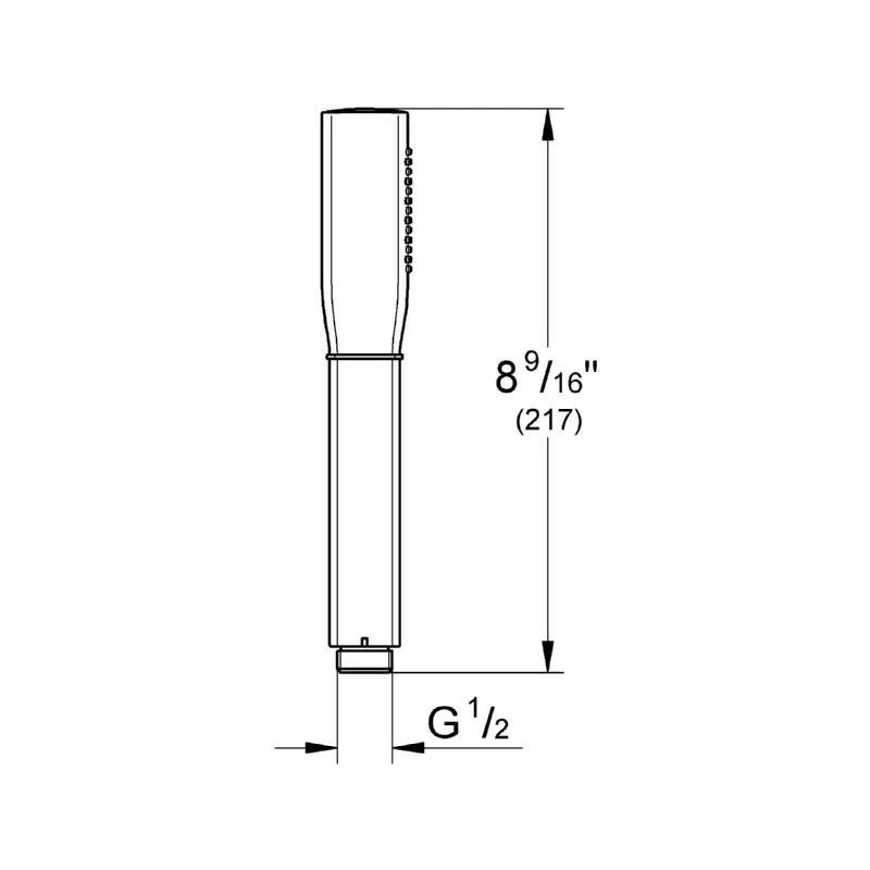 Grohe Grandera Stick Hand Shower 1 Spray 26037 Chrome - Image 2