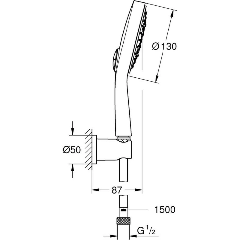 Grohe Power&Soul Cosmopolitan Wall Holder Set 26174 - Image 2