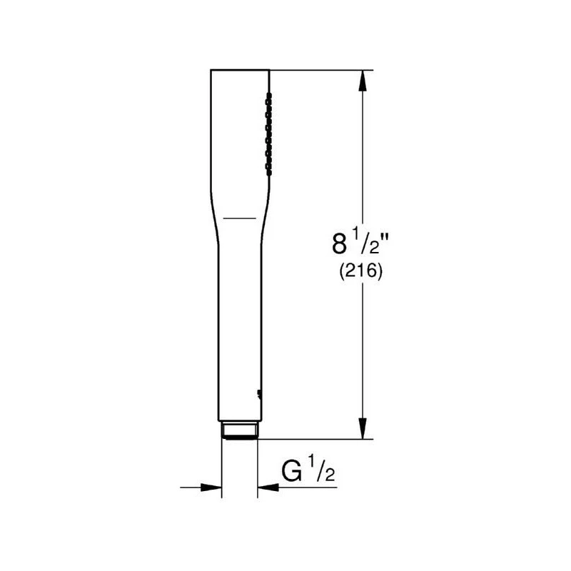 Grohe Euphoria Cosmopolitan Stick Hand Shower 1 Spray 27400 - Image 2